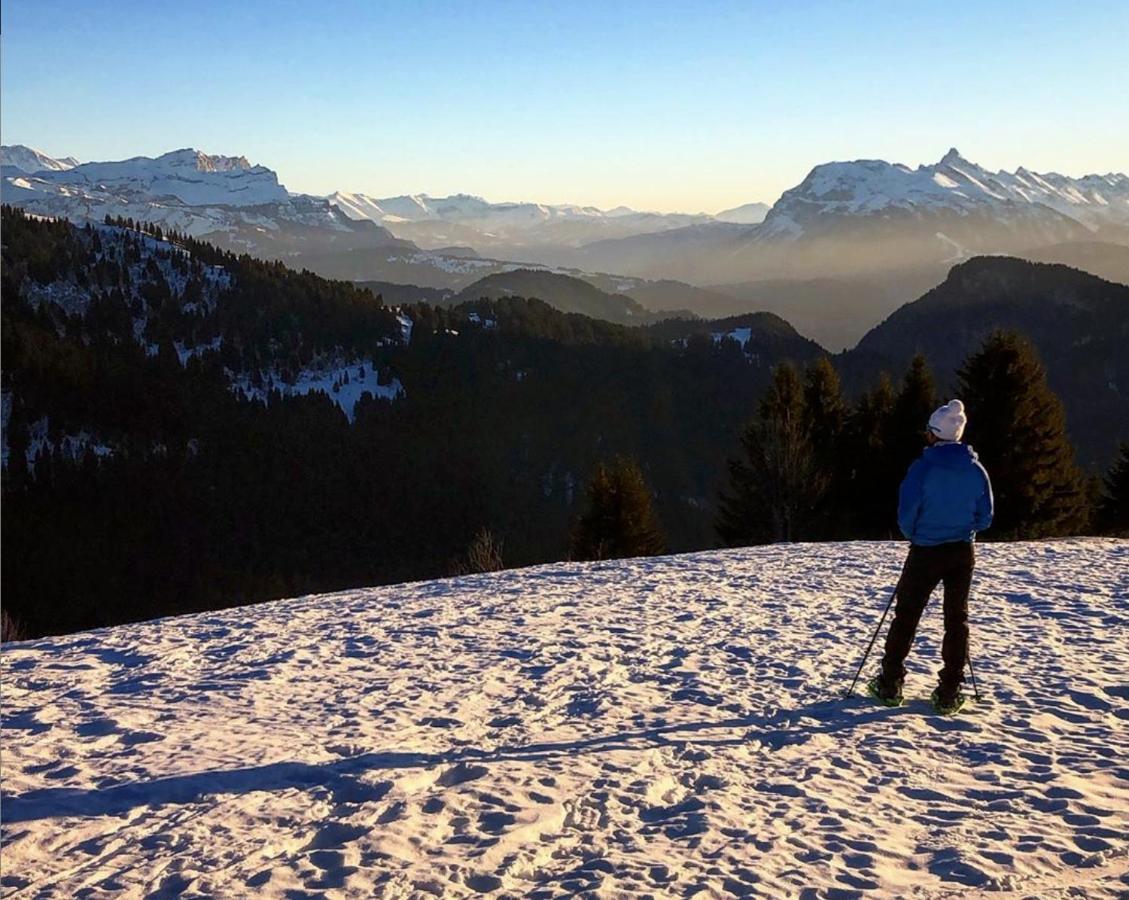 Micro-Lodge, Le Petit Nid D'Amour Montriond Exteriér fotografie