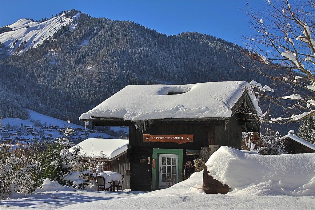 Micro-Lodge, Le Petit Nid D'Amour Montriond Exteriér fotografie
