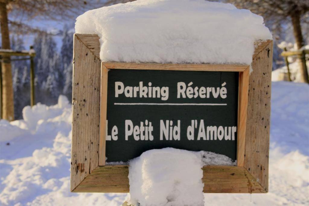 Micro-Lodge, Le Petit Nid D'Amour Montriond Exteriér fotografie